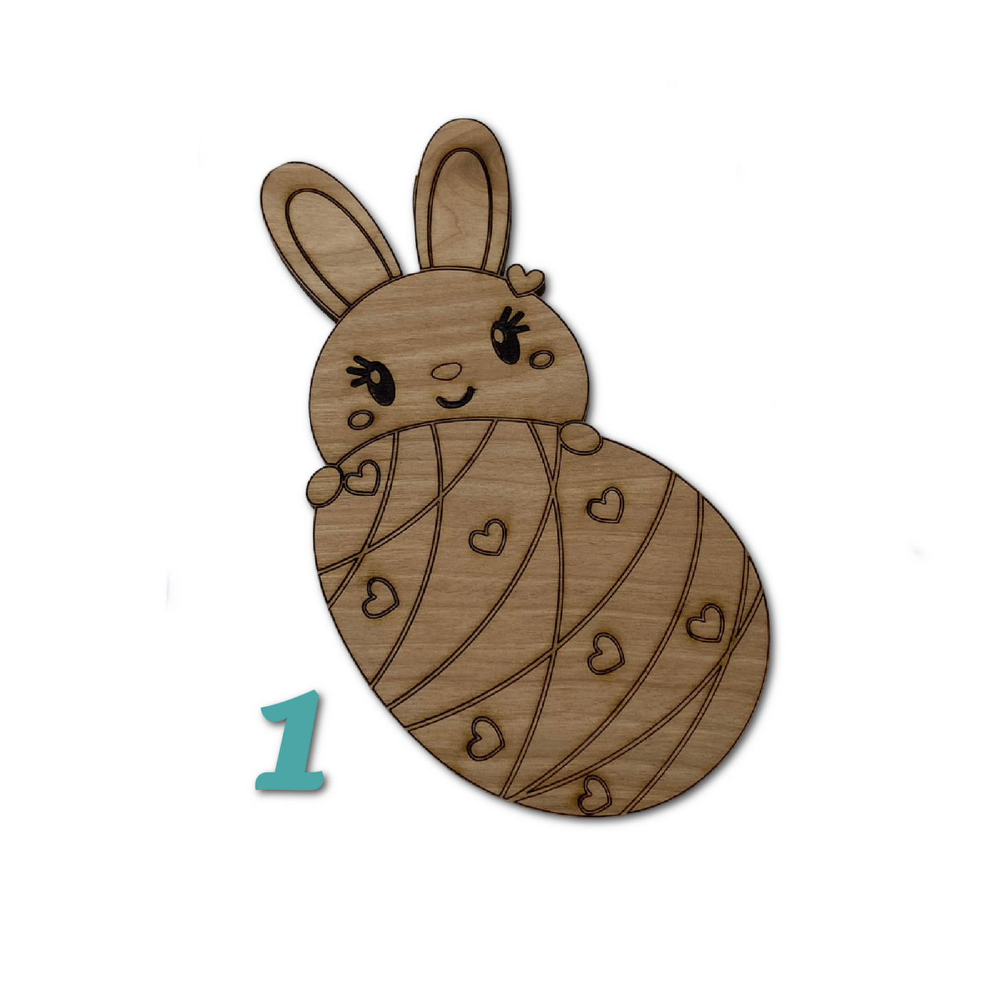 Bunny DIY Paint Kit, Easter Gifts for Kids, Easter Tiered Tray Décor