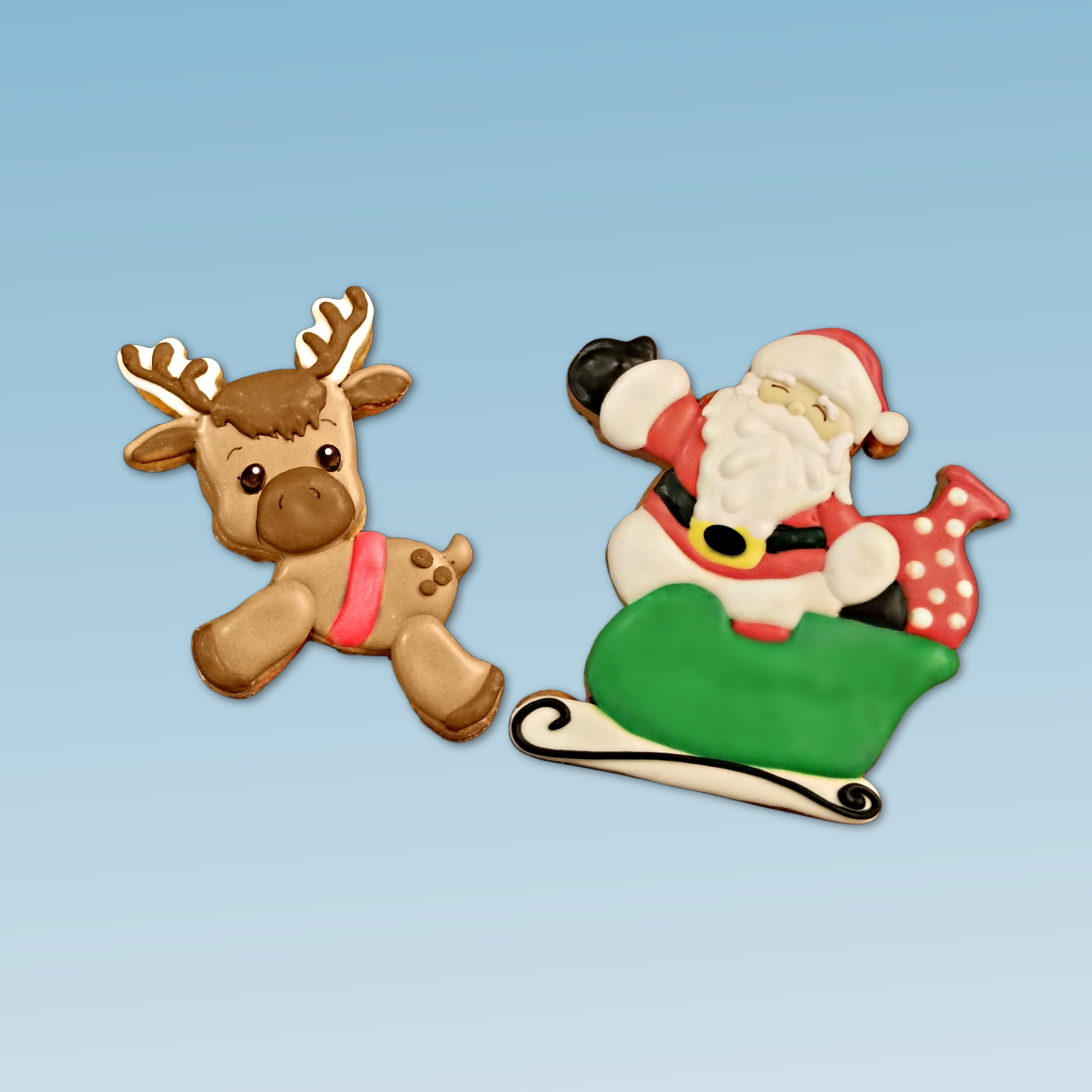 Christmas Cutters pack of 3  Reindeer, Present and Christmas Ball