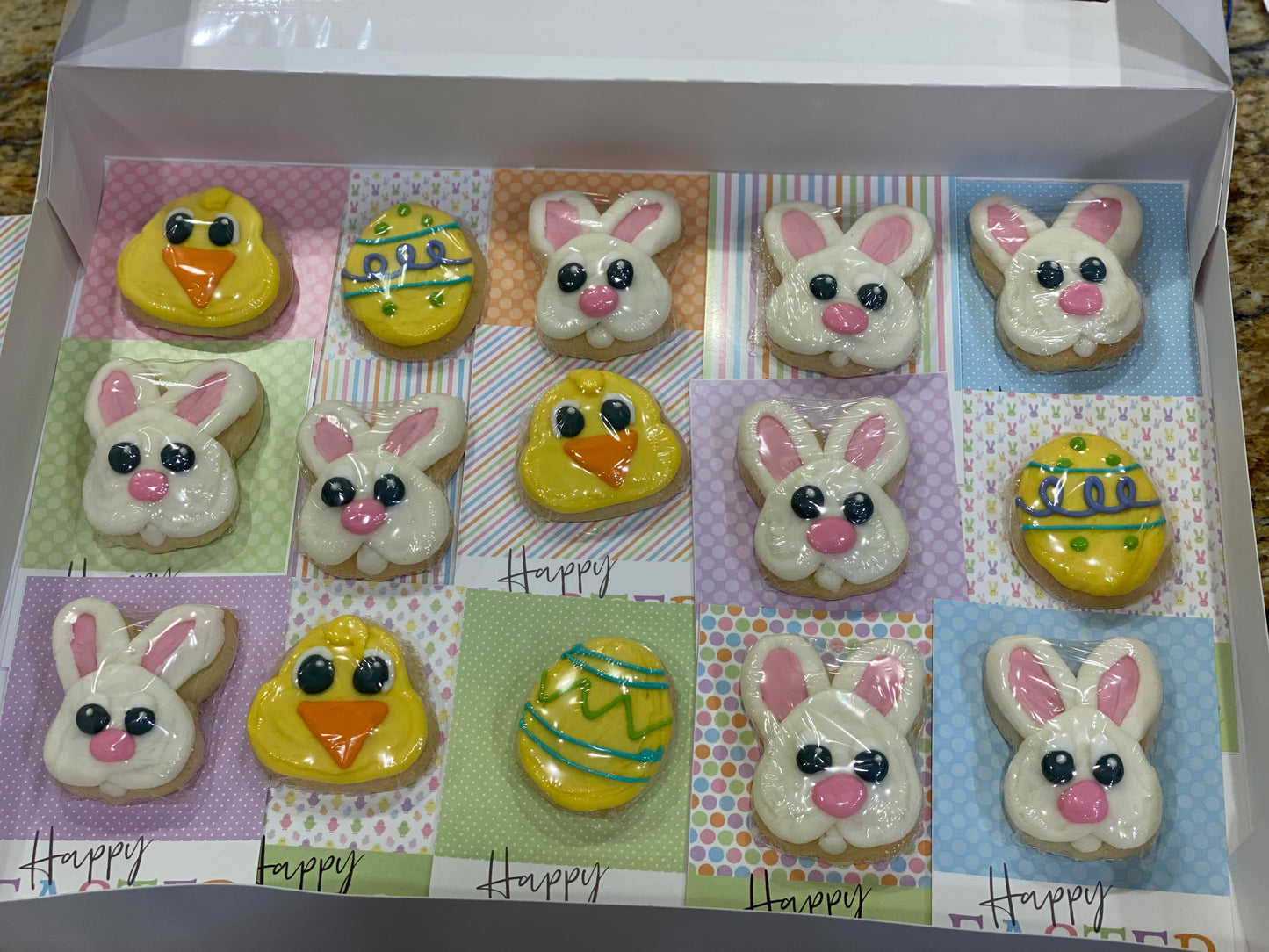 Happy Easter Cookie Card