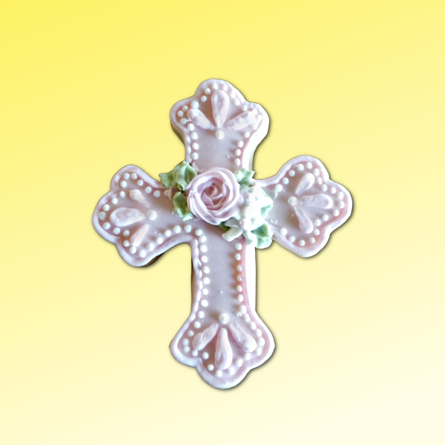 Floral Cross Cookie Cutter