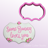 Plaque Cookie Cutter, Easter Cookie Cutter