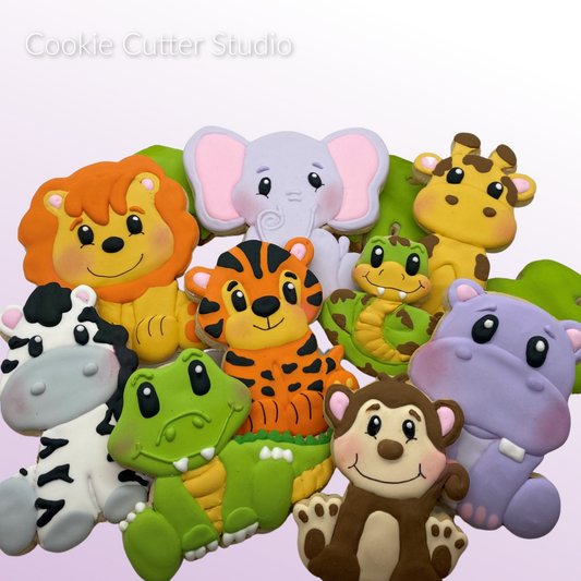 Jungle Animal Cookie Cutter Set