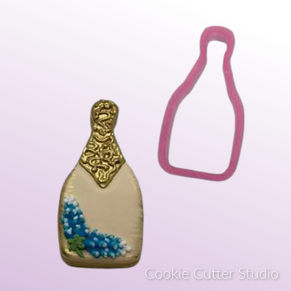 Champagne Bottle Cookie Cutter