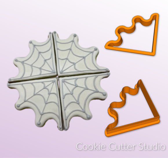 Spider Web Cookie Cutter, Halloween Cookie Cutter