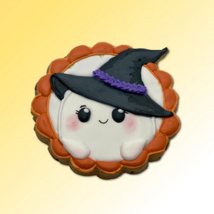 Ghost Plaque Cookie Cutter, Halloween Cookie Cutter