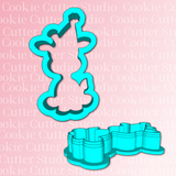 Giraffe with Party Hat Cookie Cutter