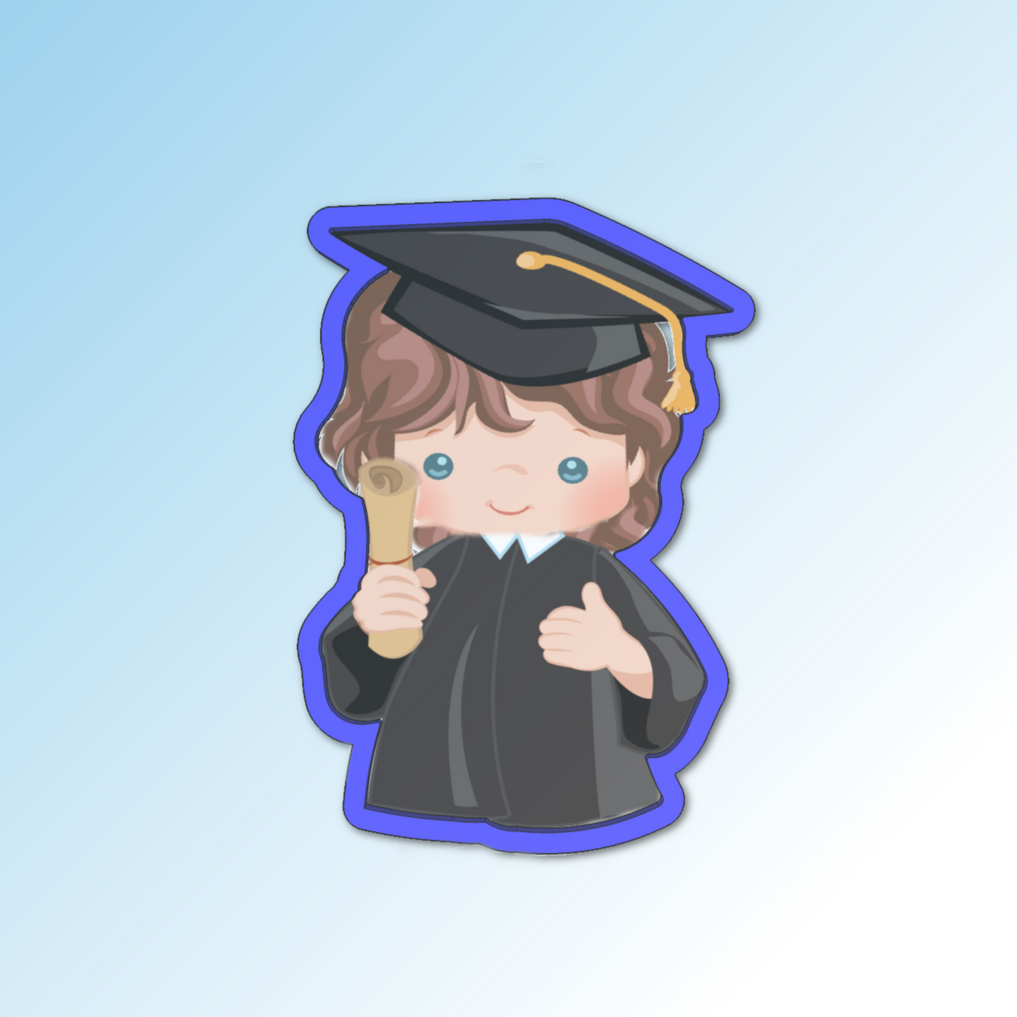 Graduation Boy Cookie Cutter