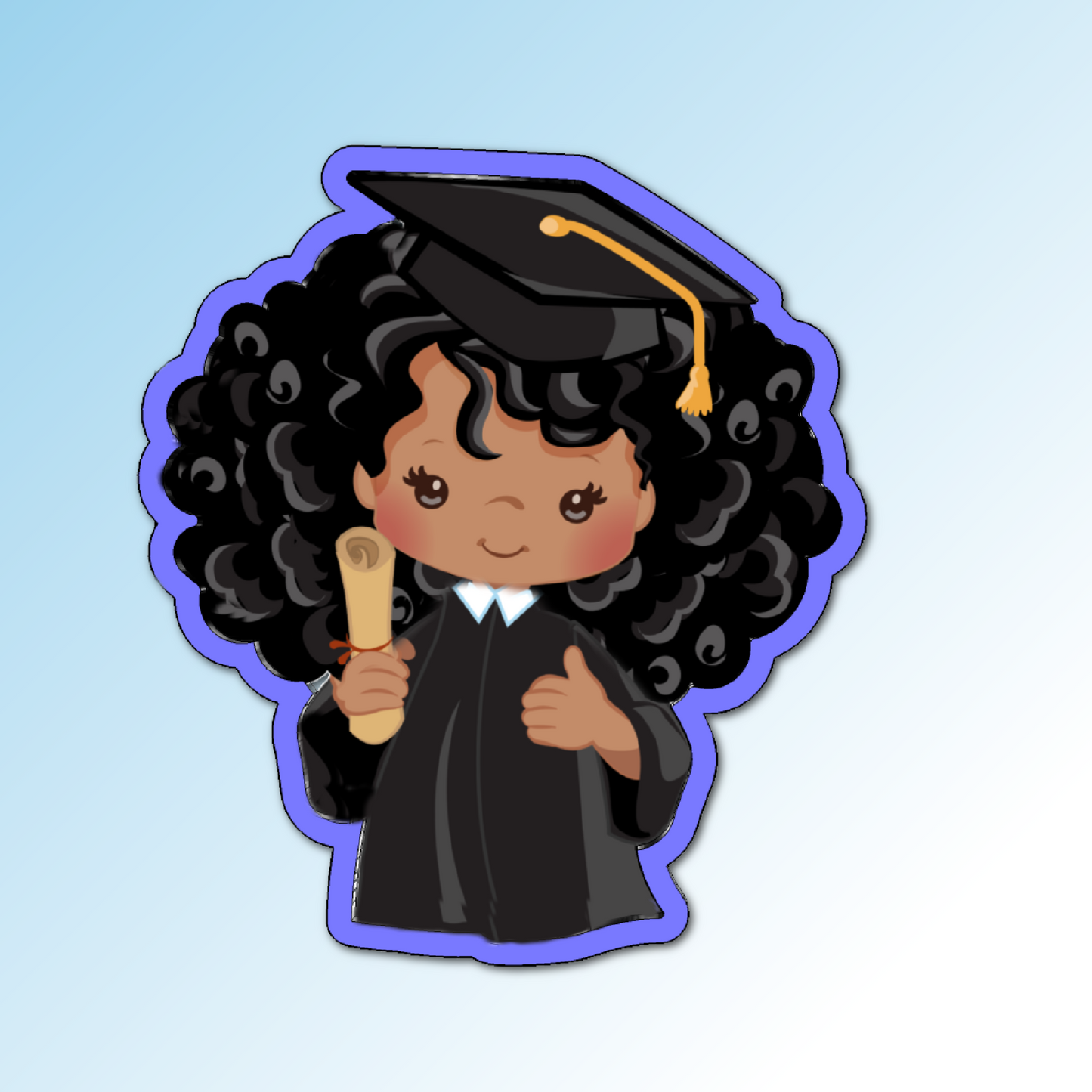 Graduation Girl Cookie Cutter
