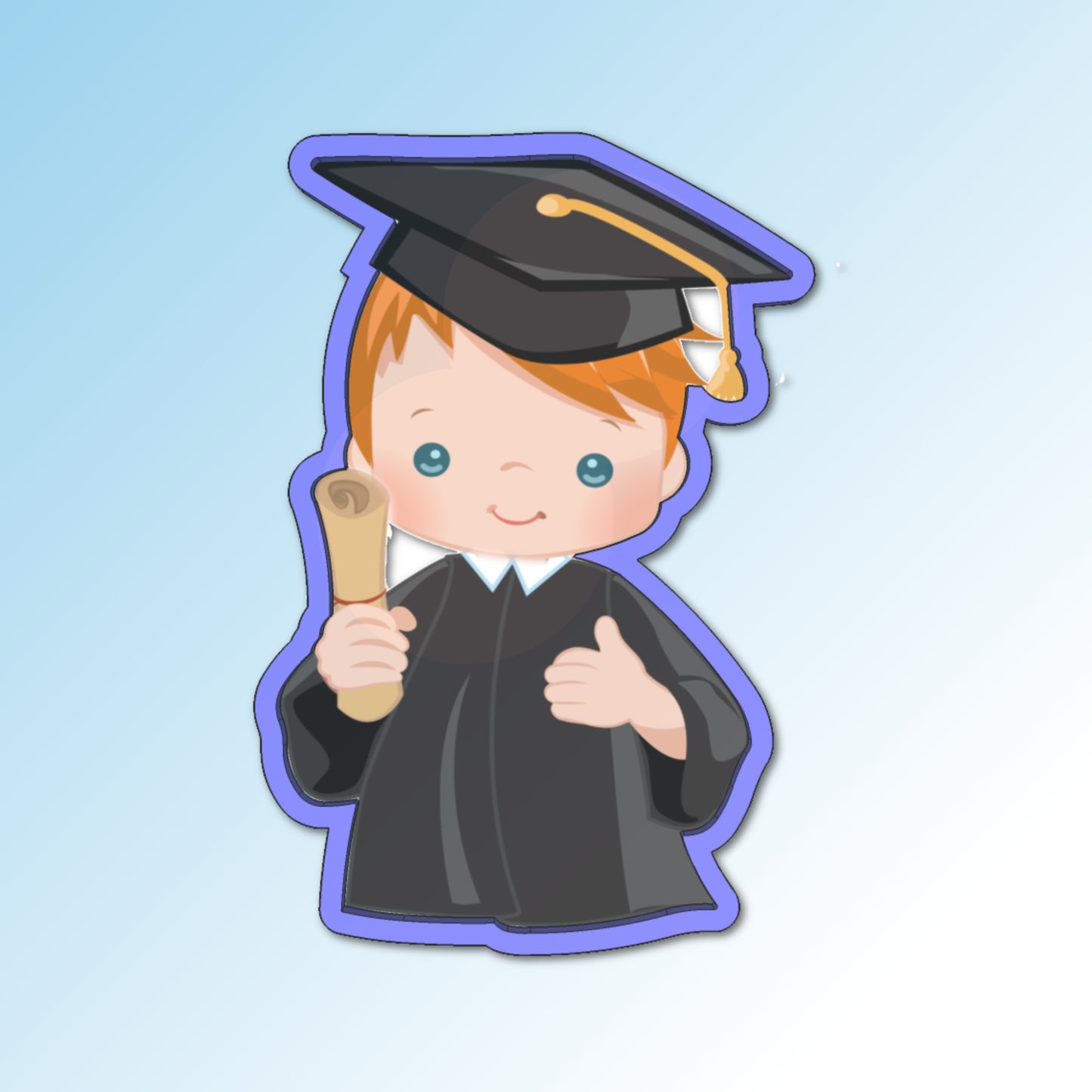 Graduation Boy Cookie Cutter