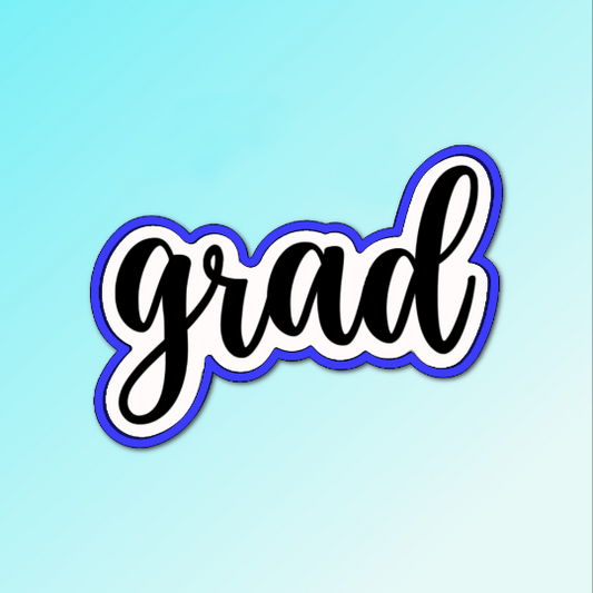 Grad Plaque Cookie Cutter