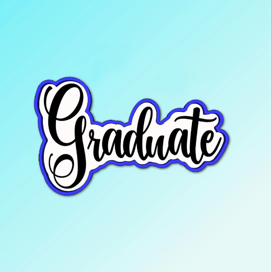 Graduation Plaque Cookie Cutter