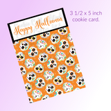 Halloween Cookie Card - Sugar Skulls