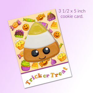 Halloween Cookie Card - Candy