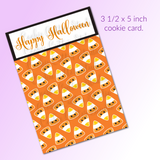 Halloween Cookie Card - Candy Corn