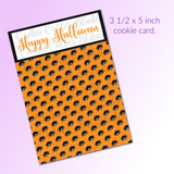 Halloween Cookie Card - Spider Web