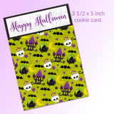 Halloween Cookie Card - Spooky House