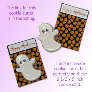 Halloween Cookie Card - Pumpkins