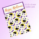 Halloween Cookie Card - Cat & Moon