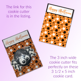 Halloween Cookie Card - Stars
