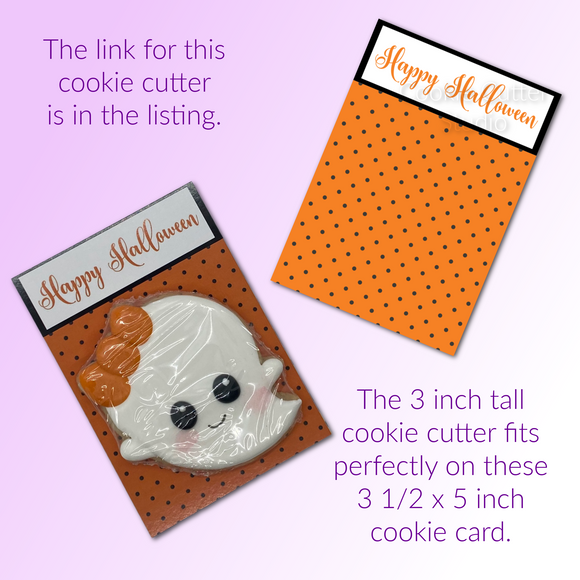 Halloween Cookie Card - Poke A Dots