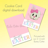 Happy Easter Cookie Card