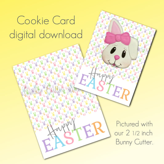 Happy Easter Cookie Card
