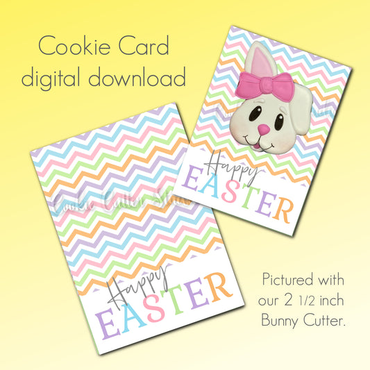 Happy Easter Cookie Card