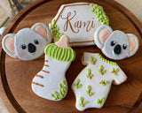 Koala Bear Baby Shower Cookies