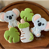 Koala Bear Baby Shower Cookies 