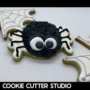 Spider Web & Spider Cookie Cutter Set, Halloween Cookie Cutter