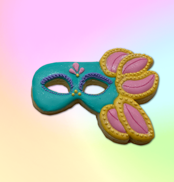 Mardi Gras Mask Cookie Cutter #1