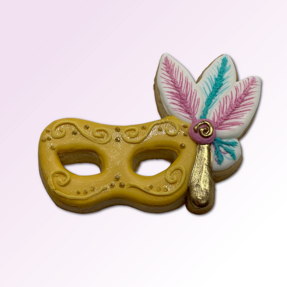 Mardi Gras Mask Cookie Cutter #18 – Cookie Cutter Studio