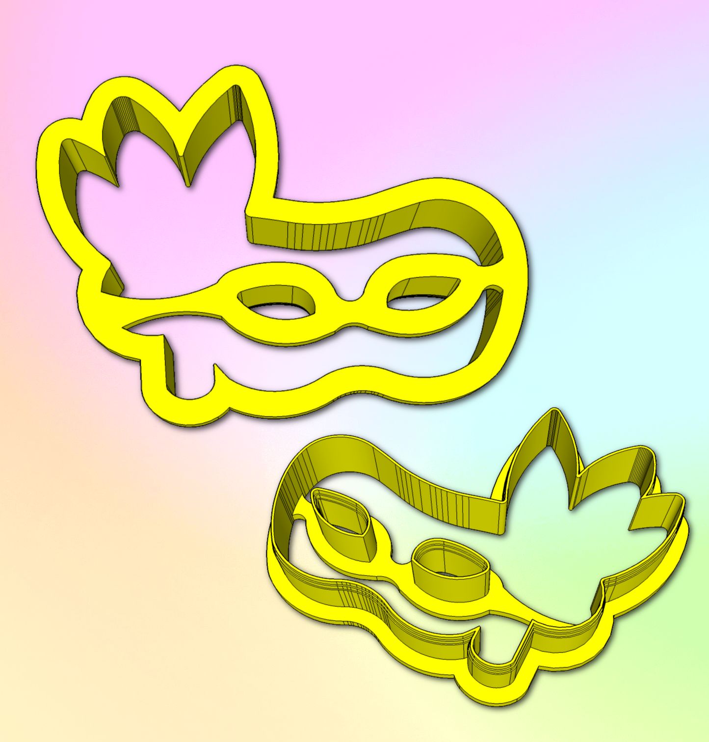 Mardi Gras Mask Cookie Cutter #22