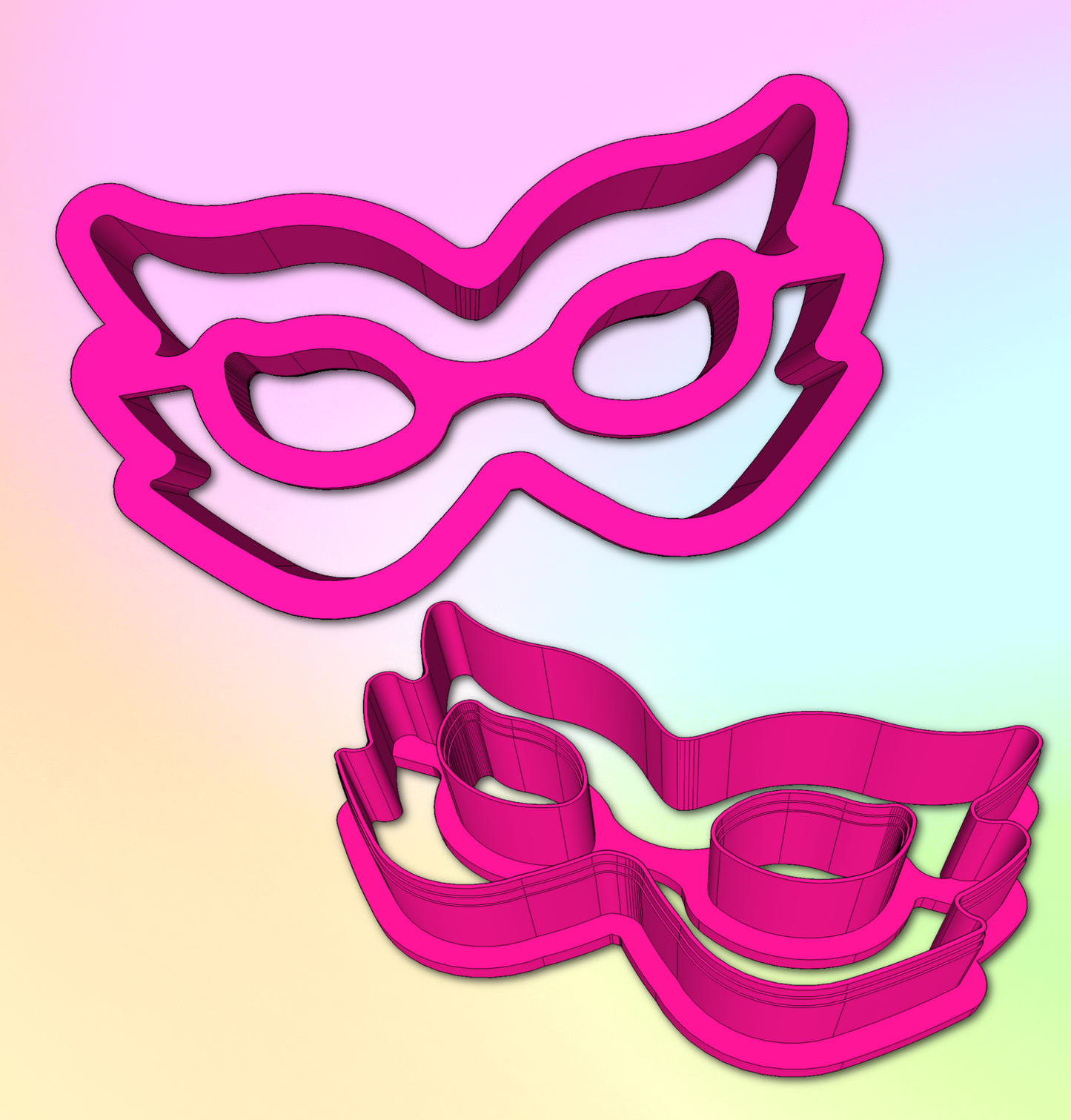 Mardi Gras Mask Cookie Cutter #12