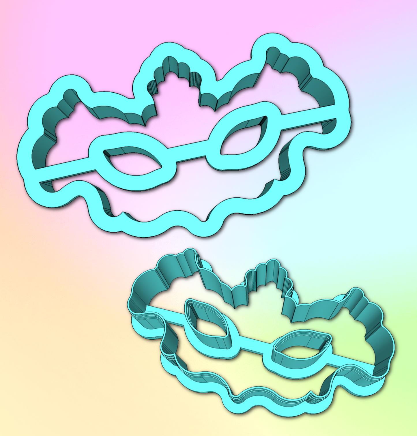 Mardi Gras Mask Cookie Cutter #21