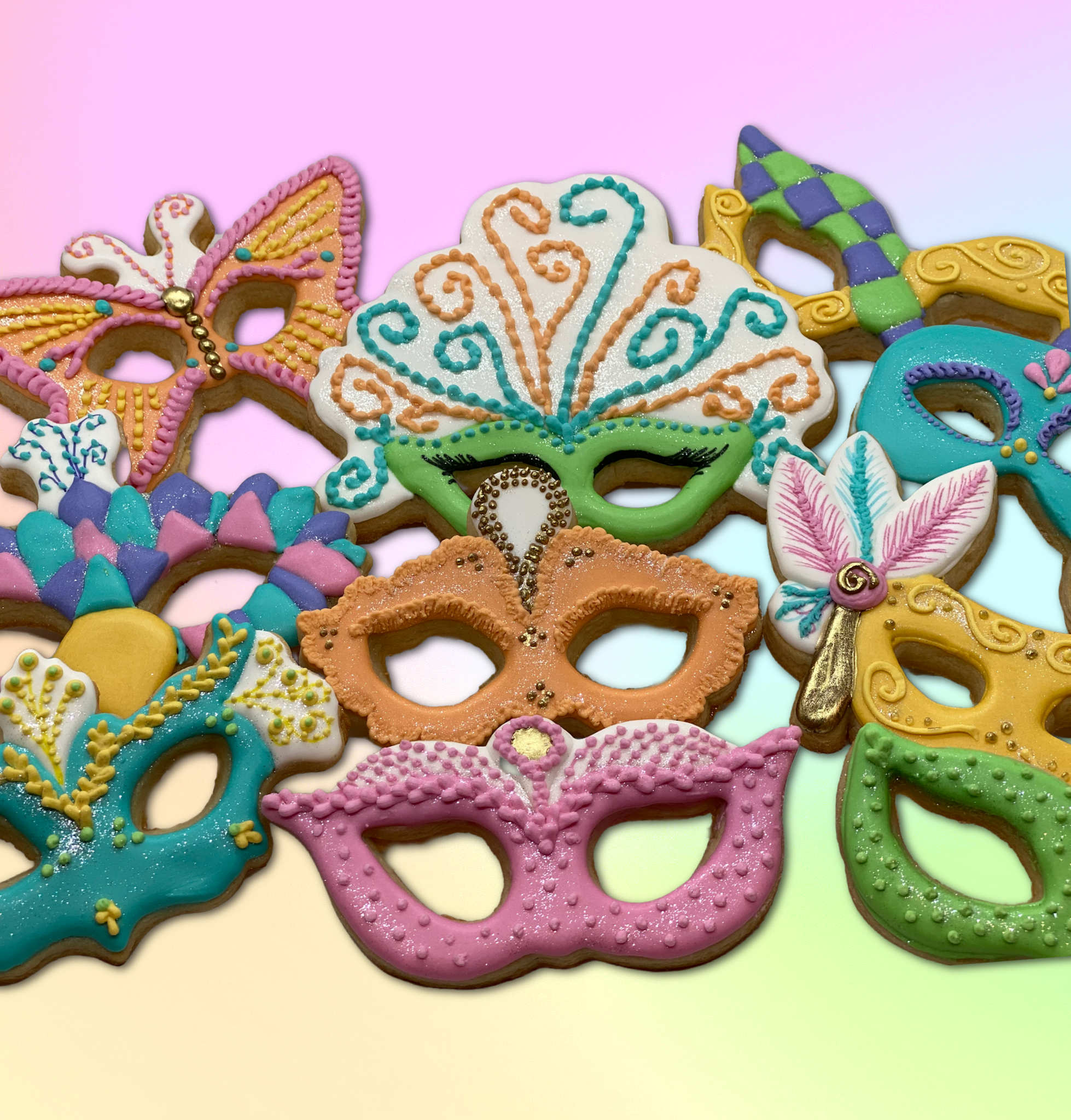 Mardi Gras Mask Cookie Cutter #9 – Cookie Cutter Studio