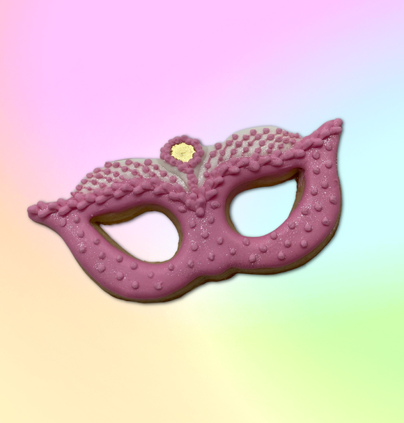 Mardi Gras Mask 7 Cookie Cutter & New Year's Mask 7 Cookie Cutter Designed  by Ali Bee's Bake Shop guideline Sketch to Print Below 
