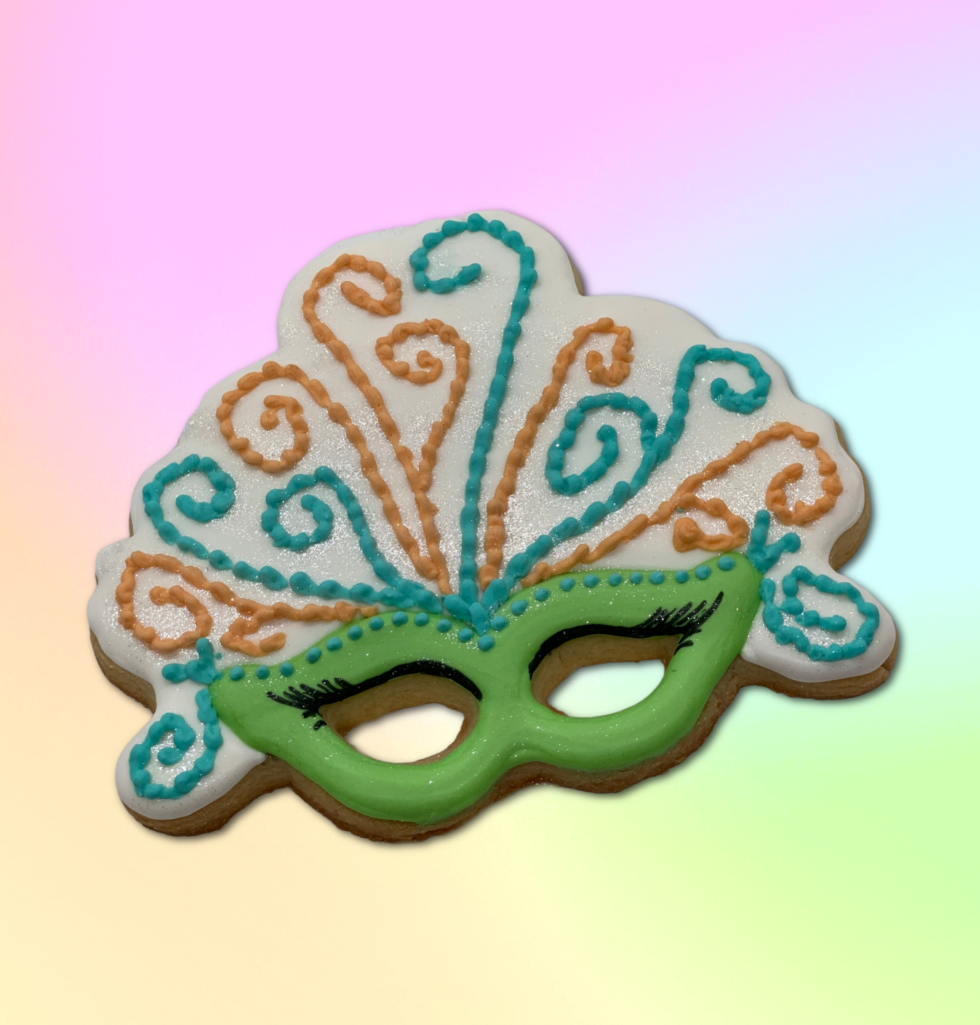 Mardi Gras Mask Cookie Cutter #18 – Cookie Cutter Studio