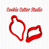 Christmas Ornament Cookie Cutter #4, Christmas Cookie Cutter