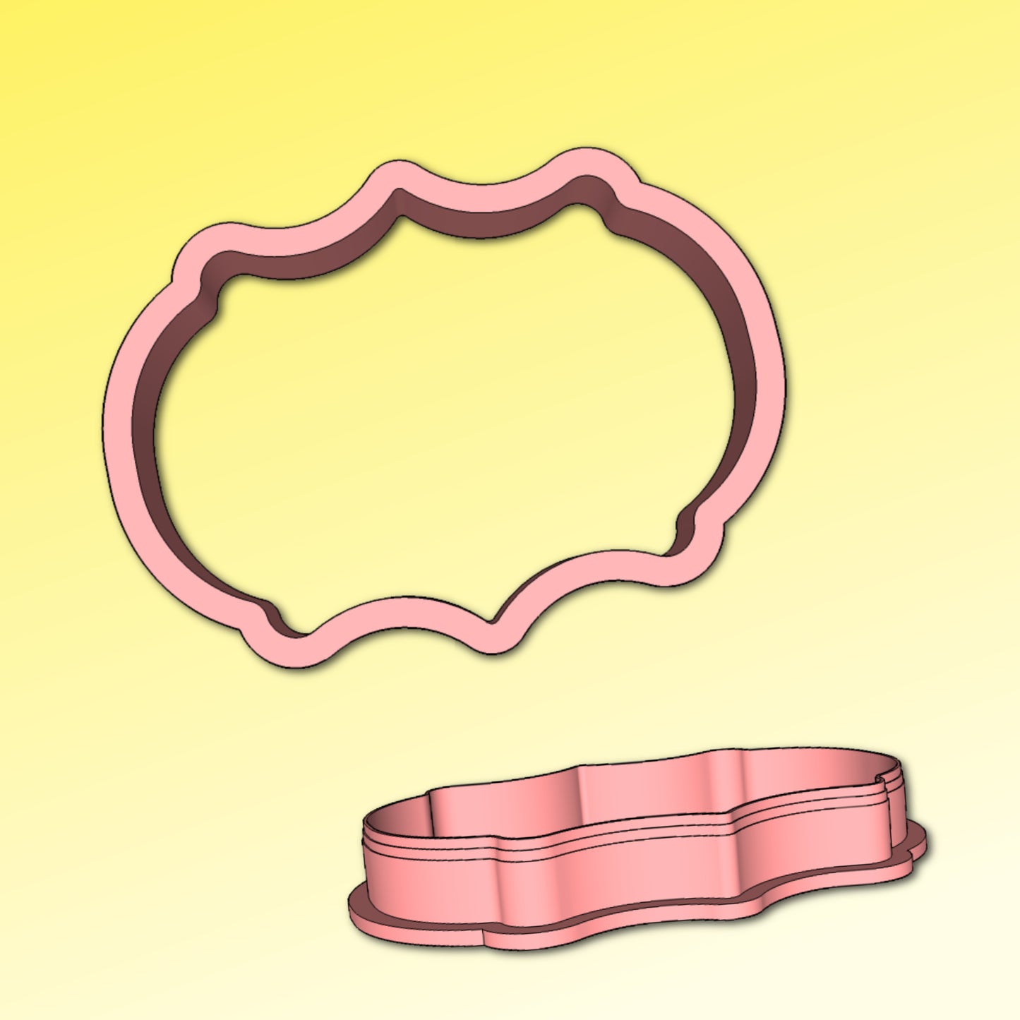 Plaque Cookie Cutter, Easter Cookie Cutter