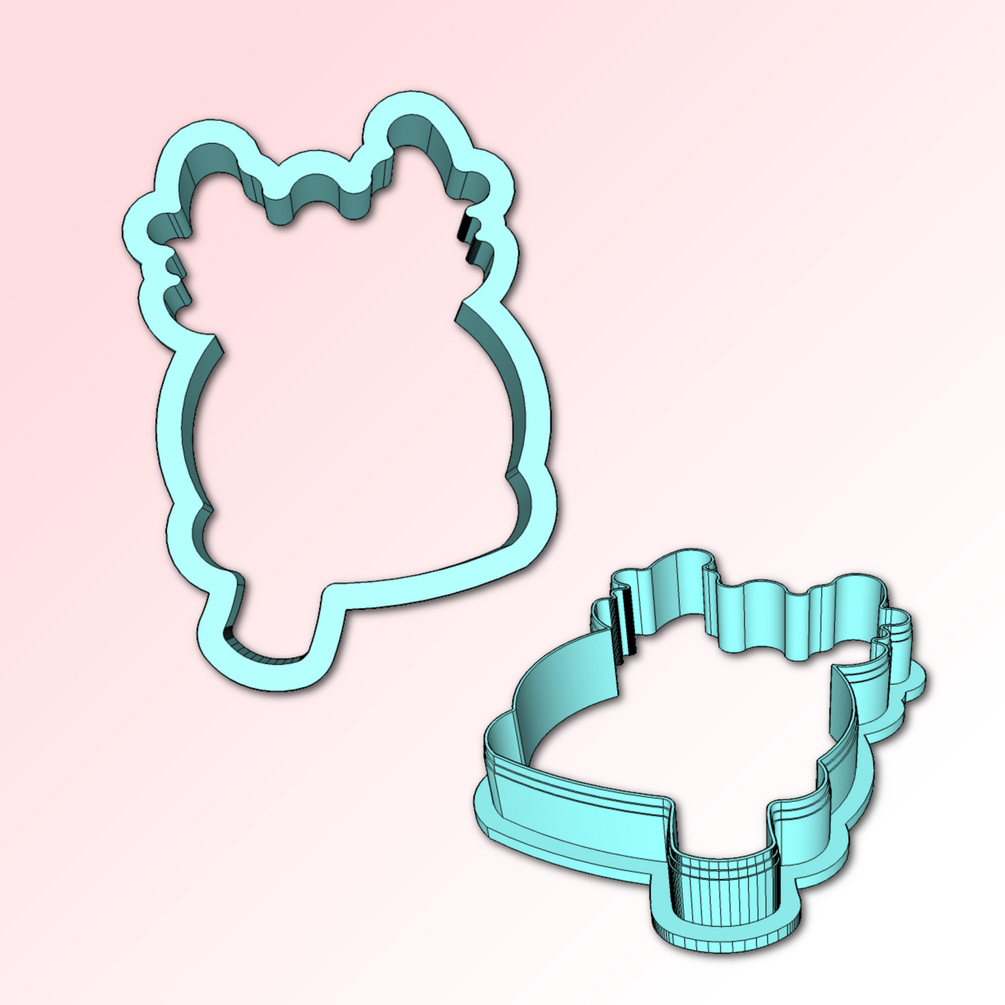 Reindeer Christmas Ornament Cookie Cutter, Christmas Cookie Cutter