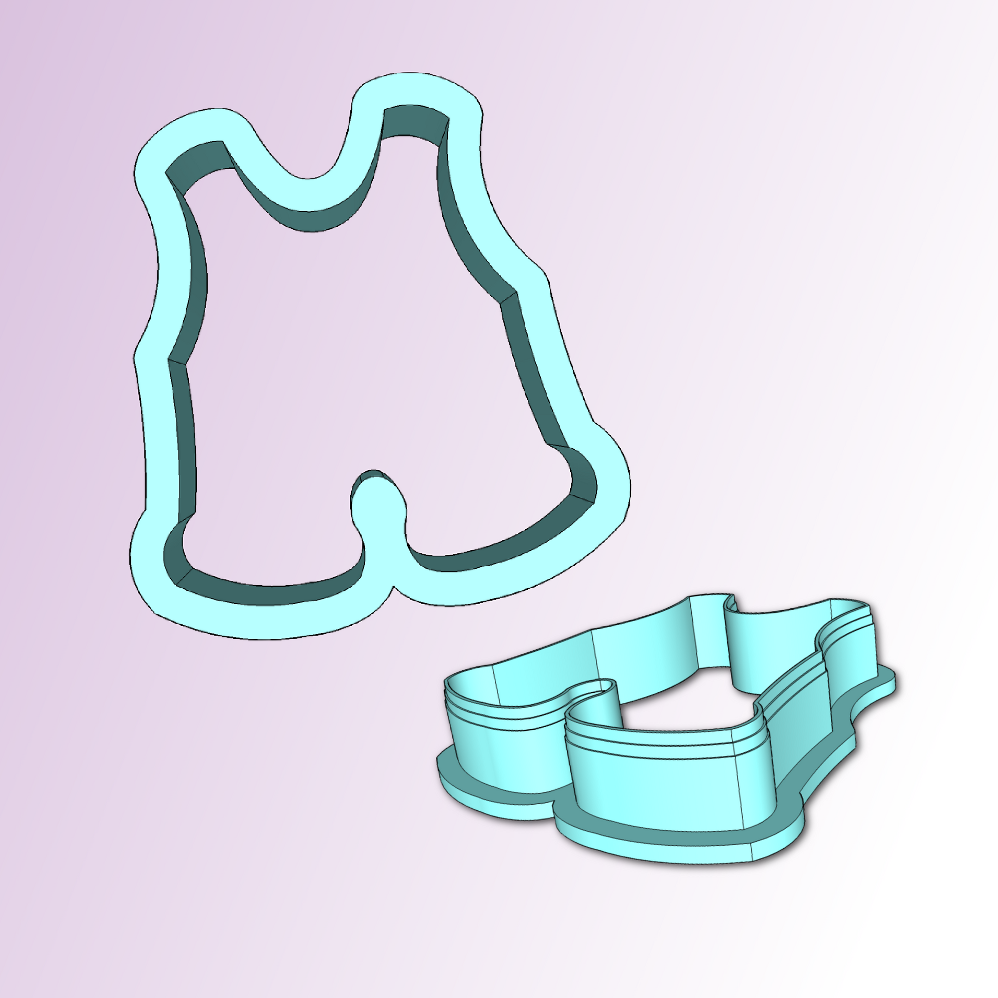 Romper Cookie Cutter