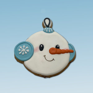 Snowman Ornament Cookie Cutter, Christmas Cookie Cutter