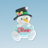 Snowman Plaque Cookie Cutter, Christmas Cookie Cutter, Snowman Cookie Cutter