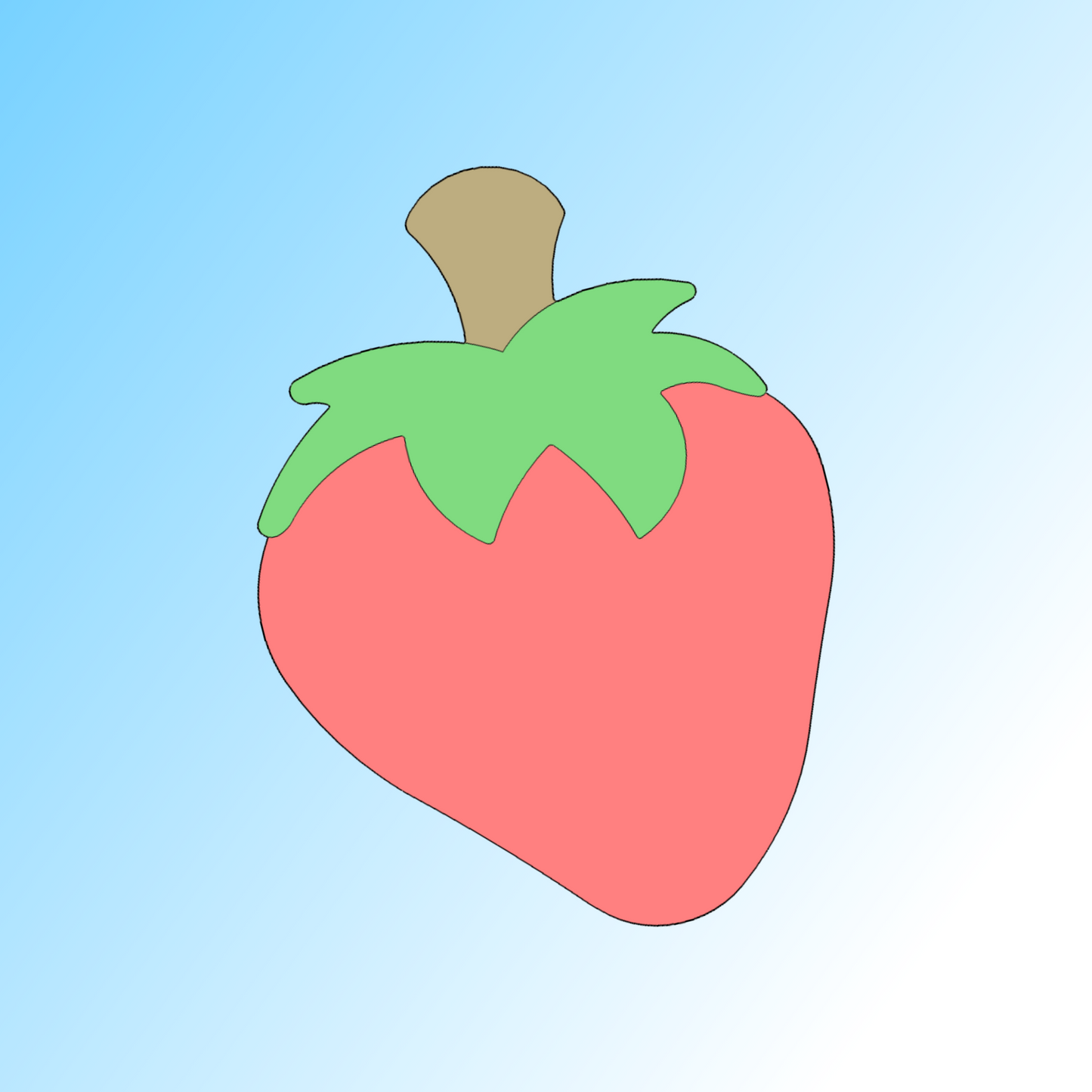 Strawberry Cookie Cutter