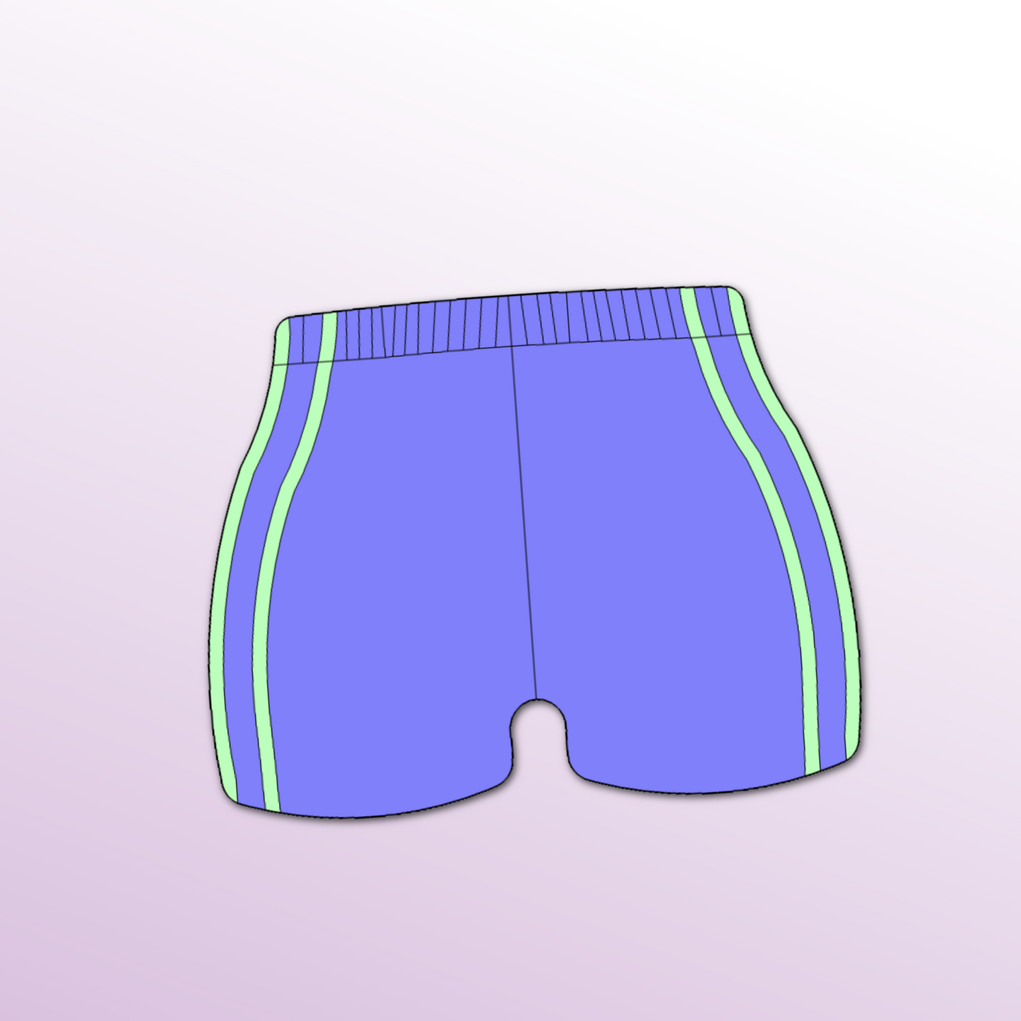 Swim Trunks Cookie Cutter