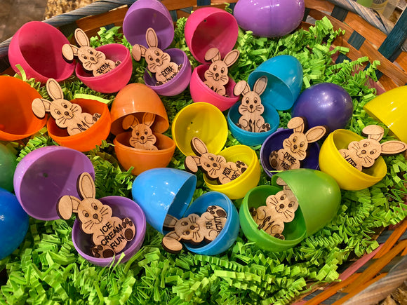 Easter Egg Tokens , Easter Basket Bunny Tokens, Easter Basket Items, Easter Egg Fillers, Easter Tokens