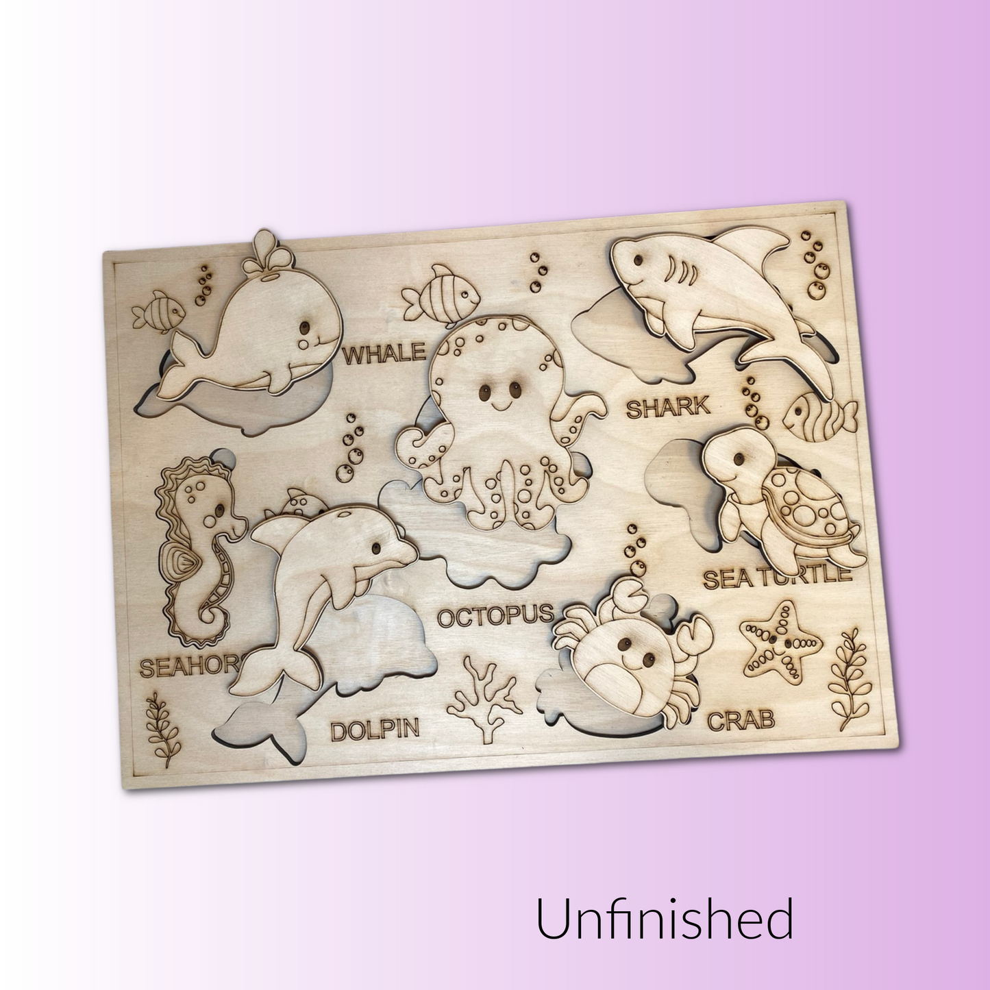 Under the Sea Puzzle, Sea Creature Puzzle