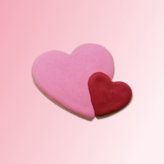 Double Heart Cookie Cutter | Valentine’s Day Cookie Cutter for Sugar Cookies & Fondant