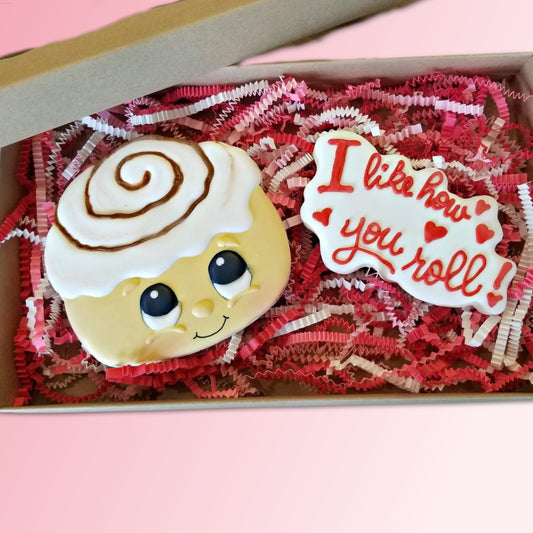Cinnamon Roll Cookie Cutter, Valentine Cookie Cutter
